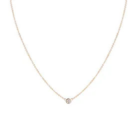 1 DIAMOND ROUND NECKLACE