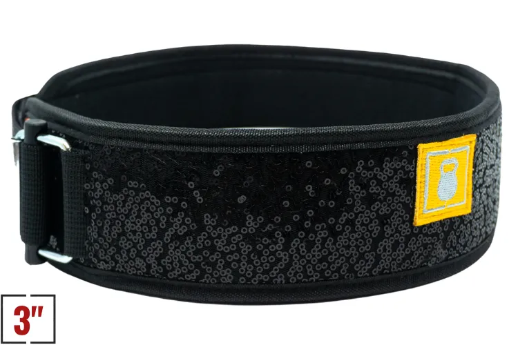 2POOD 3" Petite Black Magic Weightlifting Belt