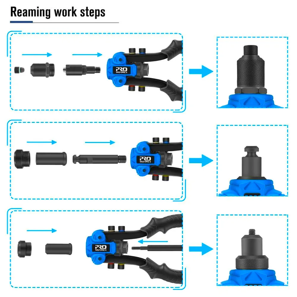 3 in 1 Hand Rivet Nut Guns