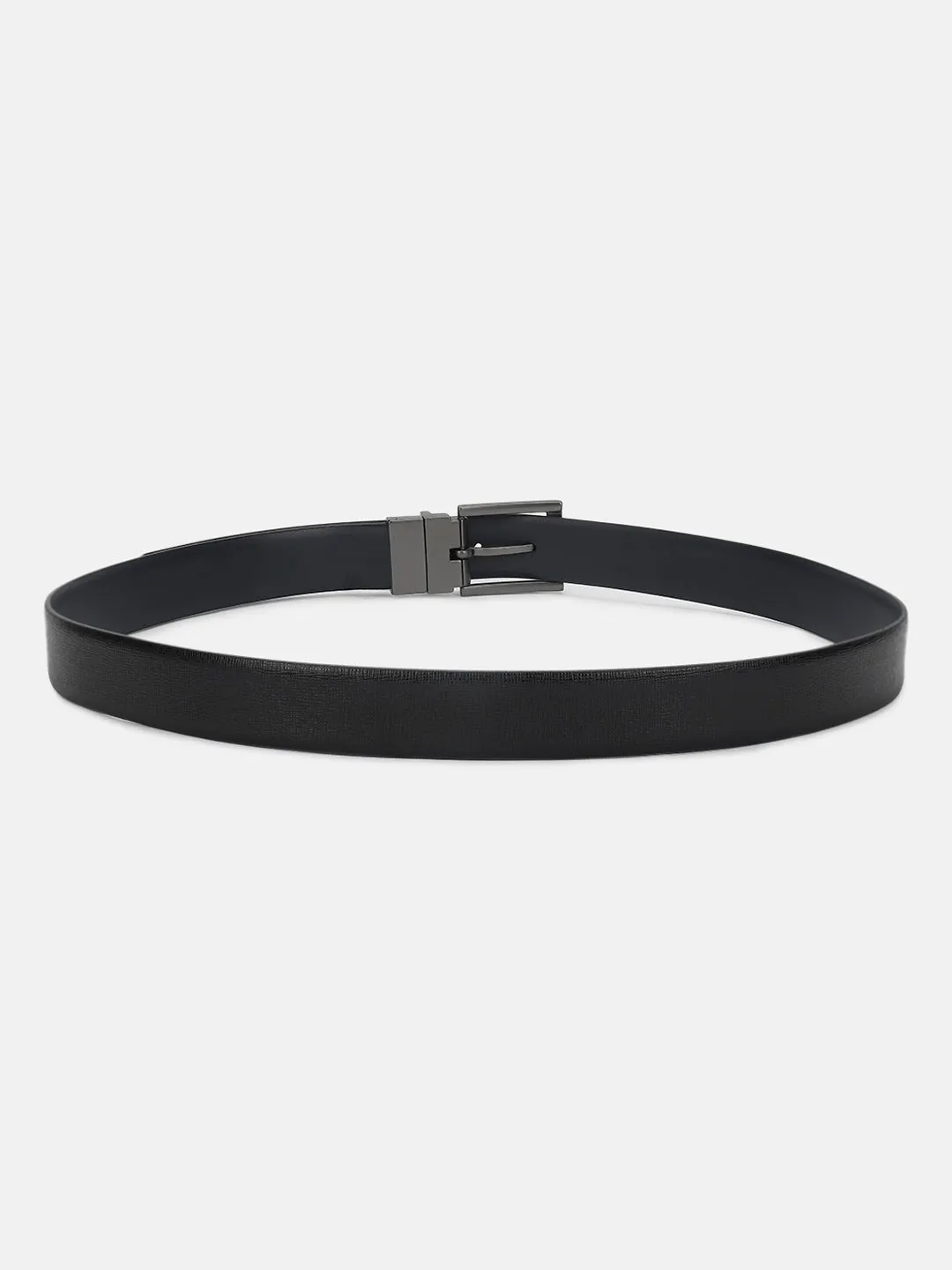 Antony Morato Men Black Solid Tang Closure Belt