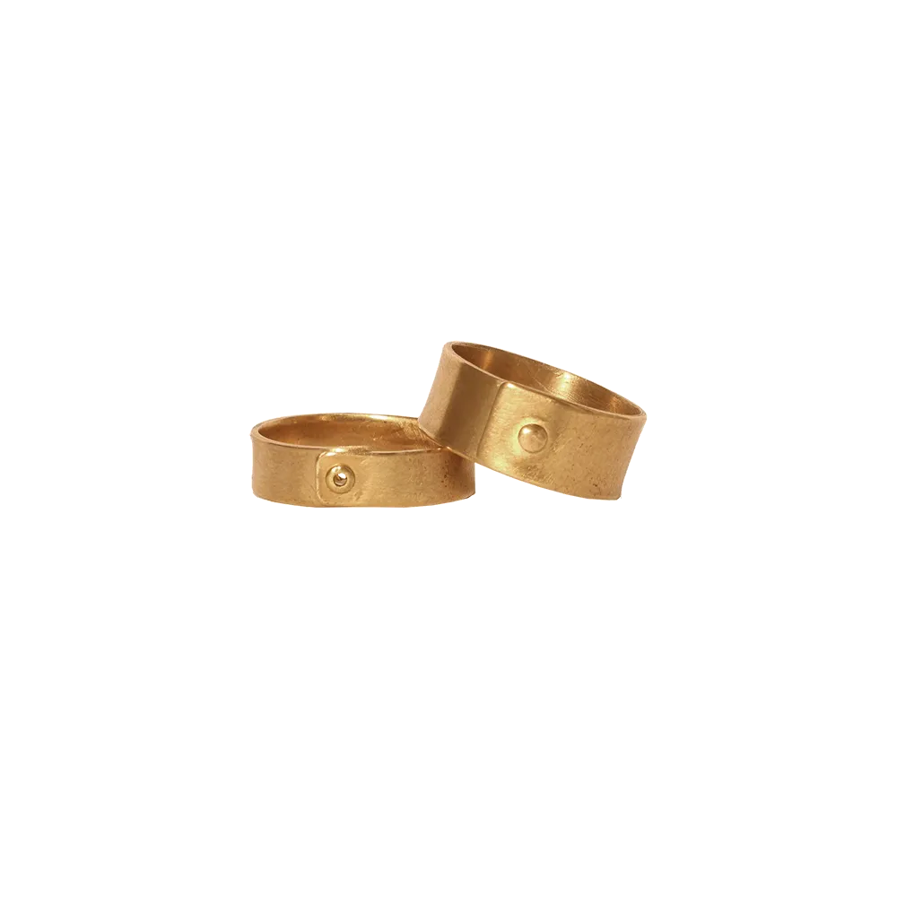 Brass Rivet Ring