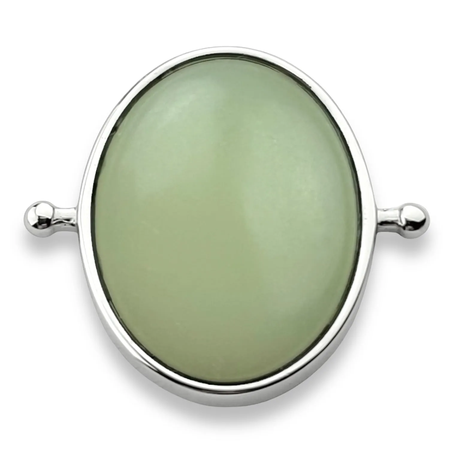 Butter Jade Oval Crystal Element