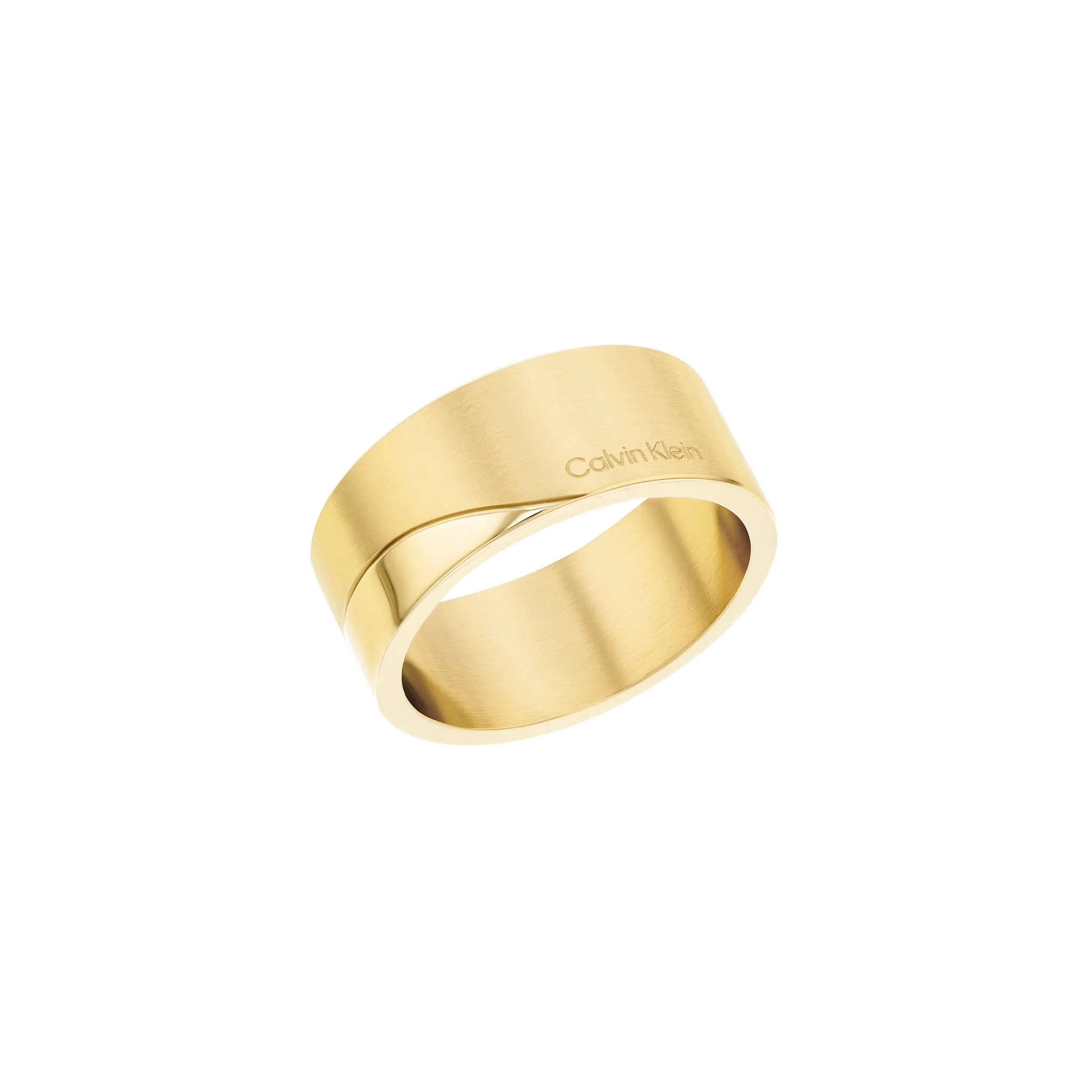 Calvin Klein Jewellery Gold Steel Women's Ring - 35000199