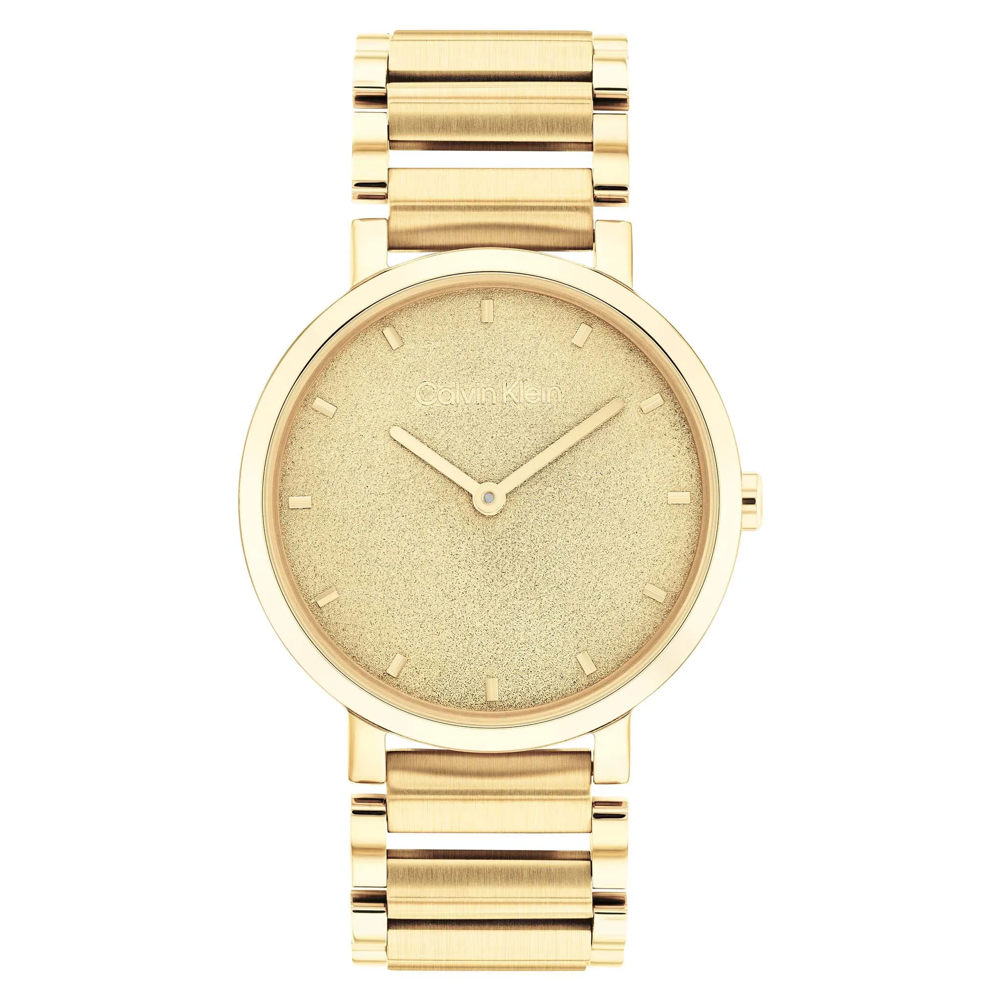 Calvin Klein Open Link Gold Steel Women's Watch - 25200086