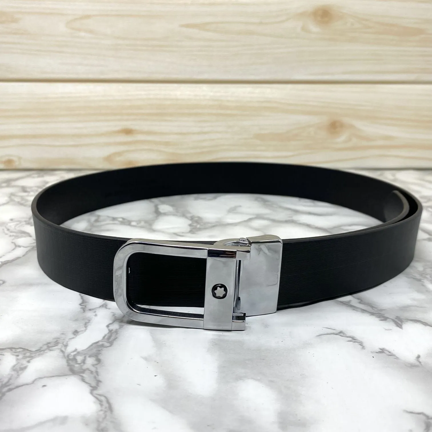 Casual U-Shape Leather Strap Belt For Men-JonasParamount