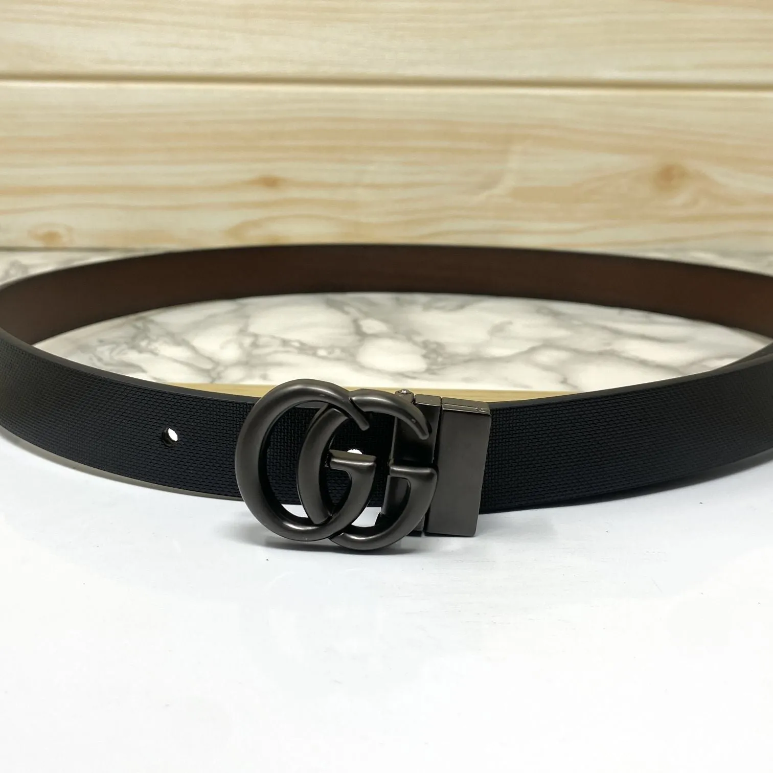 Classic Small GG Reversible Strap Belt -JonasParamount