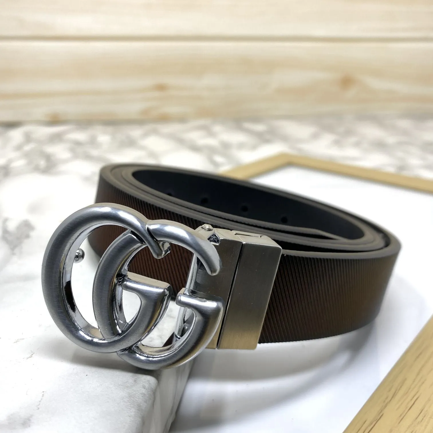 Classic Small GG Reversible Strap Belt -JonasParamount