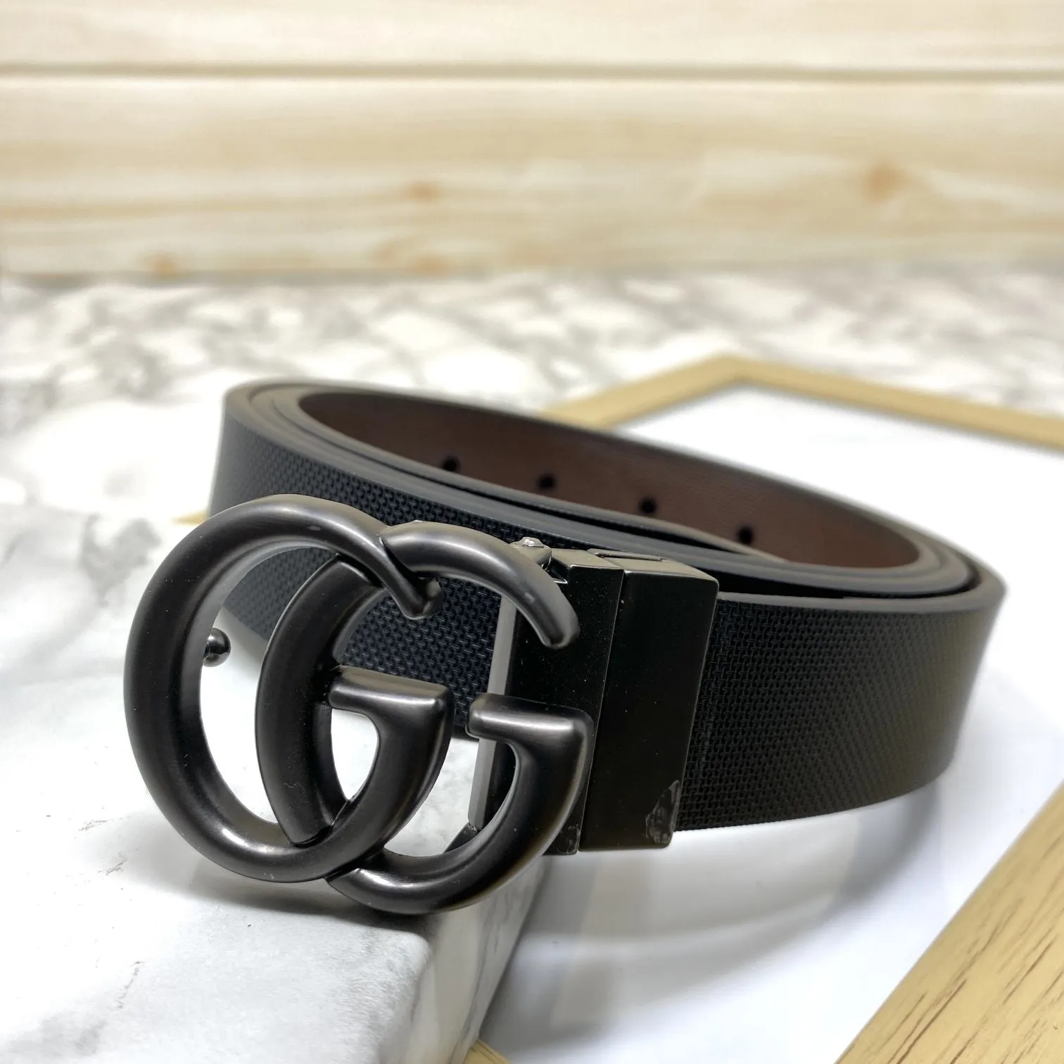 Classic Small GG Reversible Strap Belt -JonasParamount