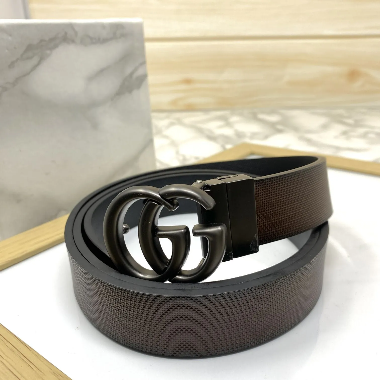 Classic Small GG Reversible Strap Belt -JonasParamount