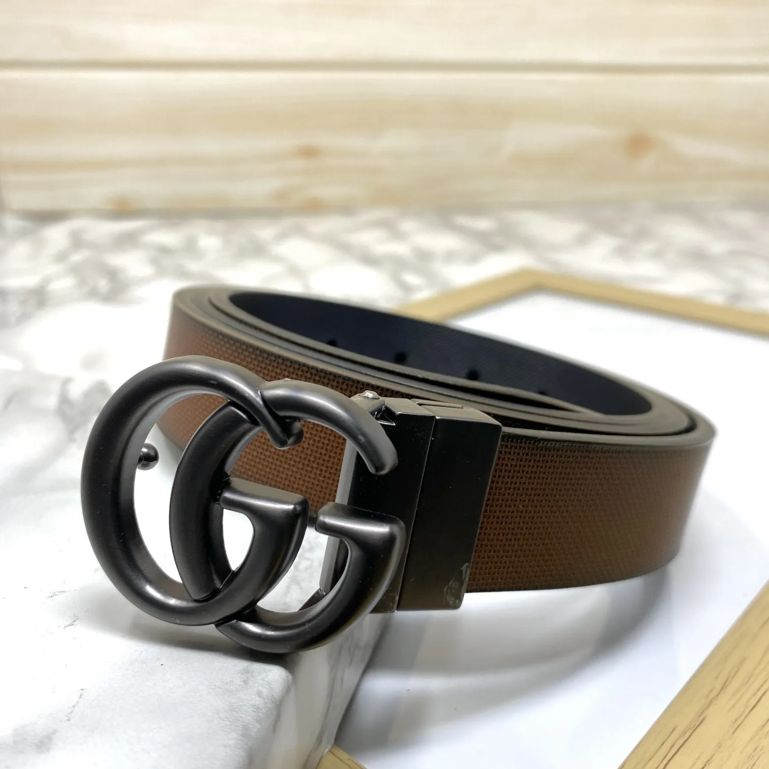 Classic Small GG Reversible Strap Belt -JonasParamount