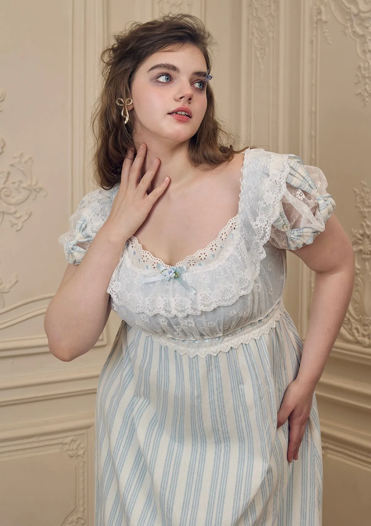 Curve & Plus "Matin de fenêtre fleurie" Dress