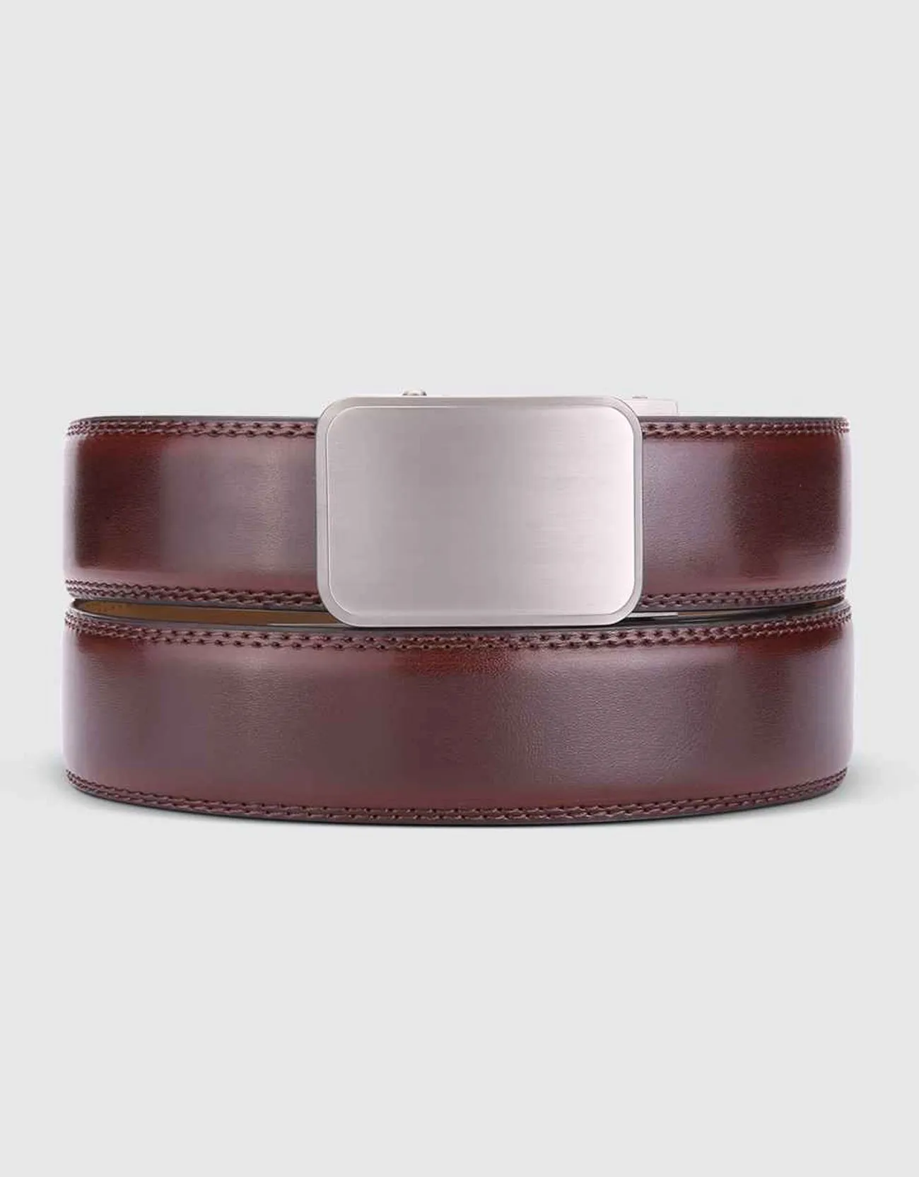 Dimensional Solid Buckle Ratchet Belt