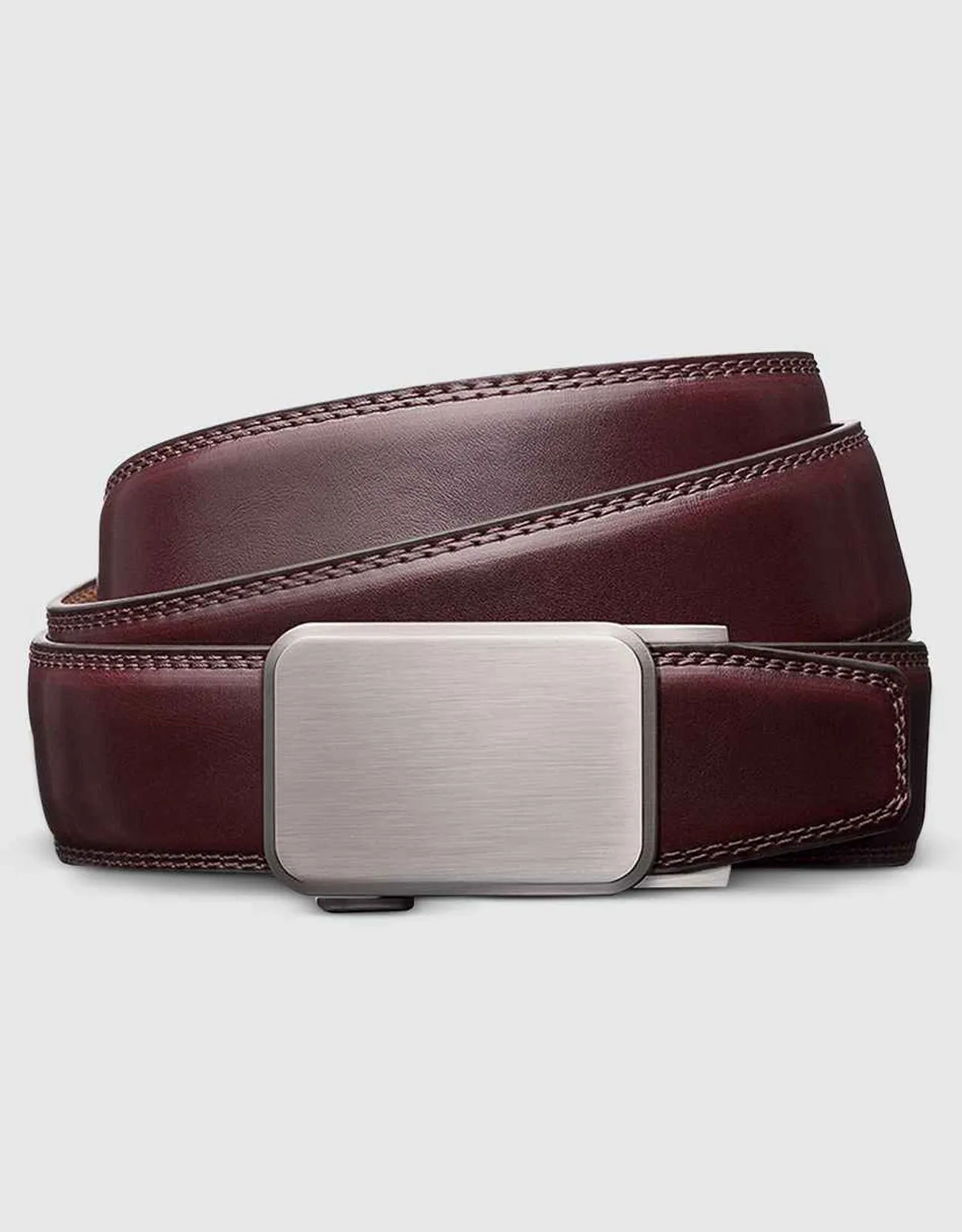 Dimensional Solid Buckle Ratchet Belt