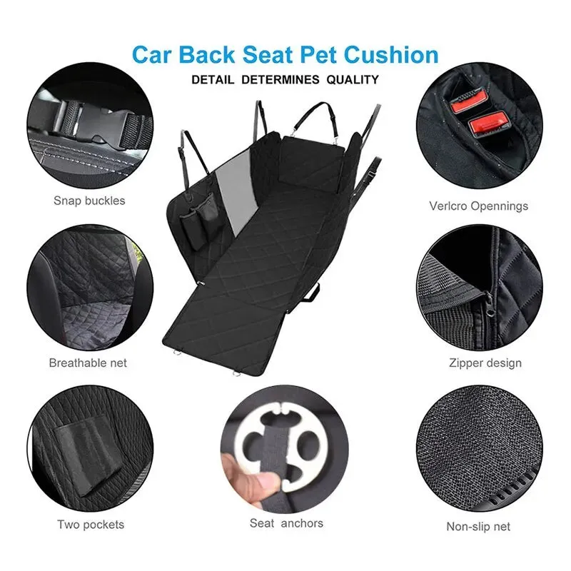 Dog Car Seat Cover Waterproof Durable Scratch-Resistant for Cars SUVs