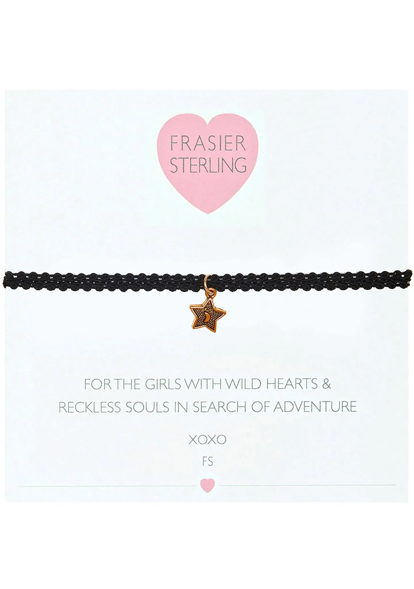 Frasier Sterling Nothing But Love Star Choker in Black