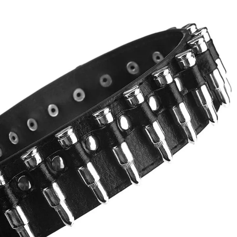 Funki Buys | Belts | Unisex Hollow Bullet Shape Decoration Belt