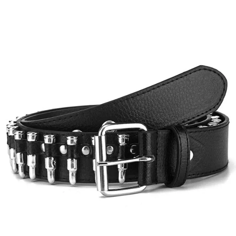 Funki Buys | Belts | Unisex Hollow Bullet Shape Decoration Belt