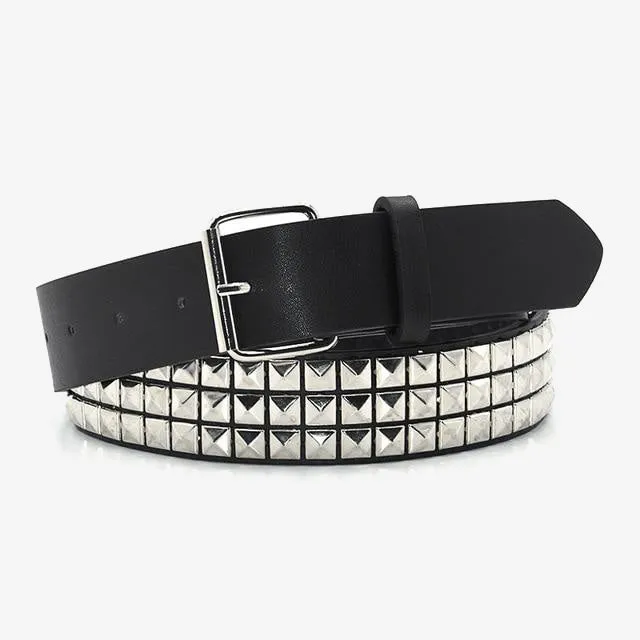 GAOKE Pyramid Fashion Rivet Belt Men&Women's