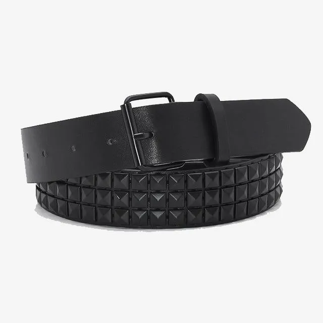 GAOKE Pyramid Fashion Rivet Belt Men&Women's