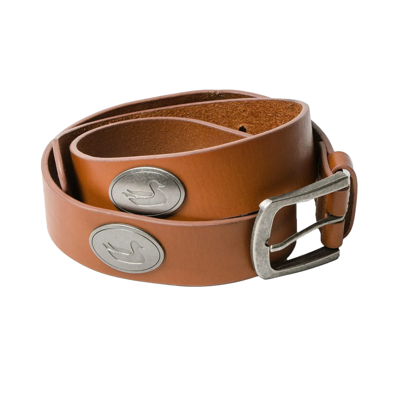 Heritage Medallion Leather Belt