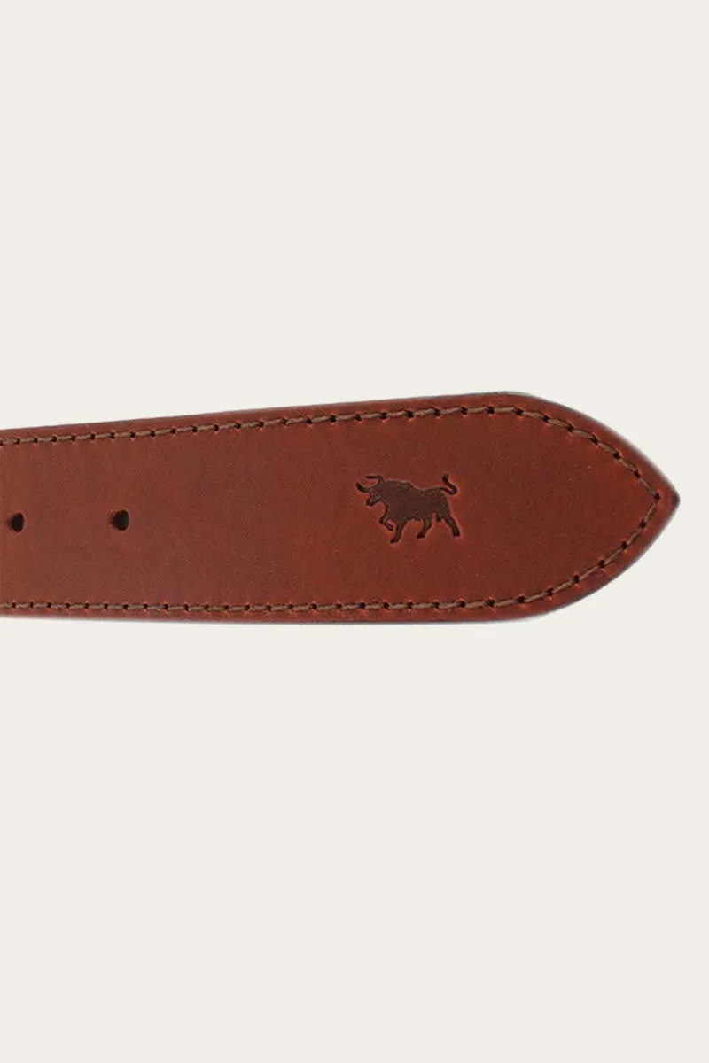 James Belt - Tawny Brown / Silver - 100% Australian Made