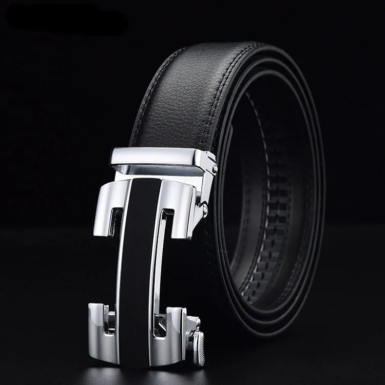 Luxury Automatic Buckle Designer Belt For Men's-JonasParamount