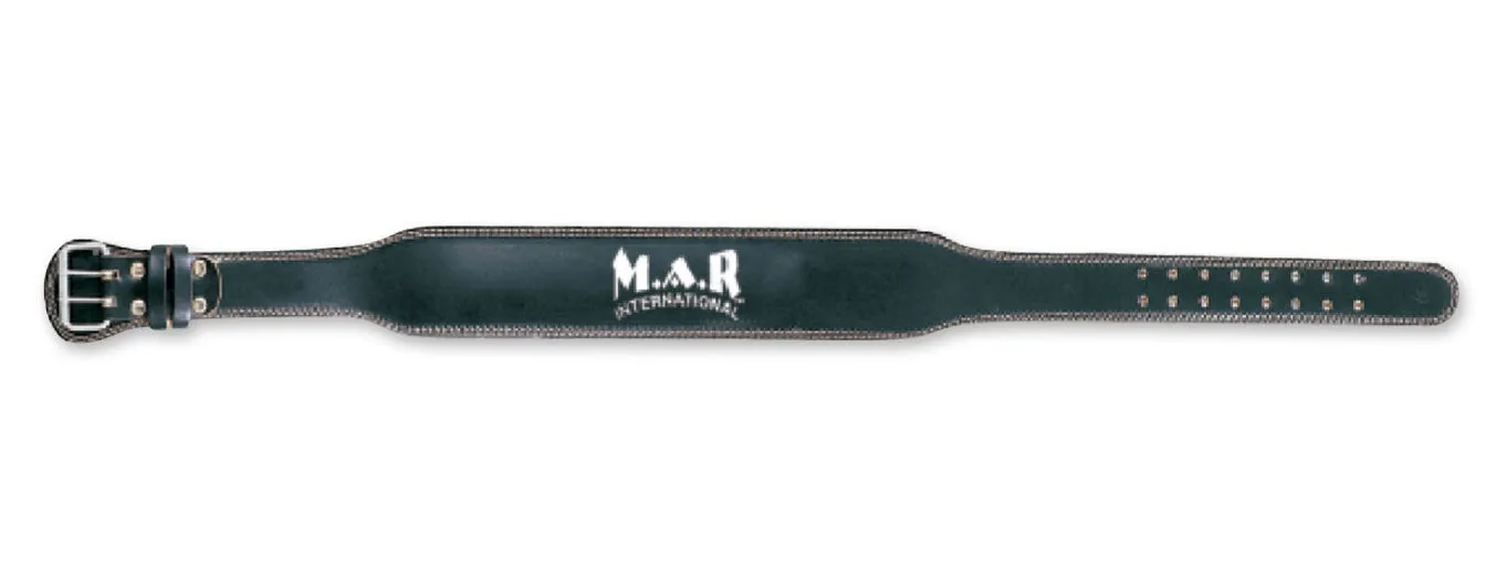 MAR-357 | Leather Thin Weight Lifting Belt