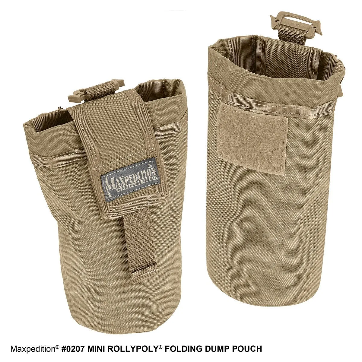 Maxpedition Mini Rollypoly Folding Dump Pouch (Khaki)