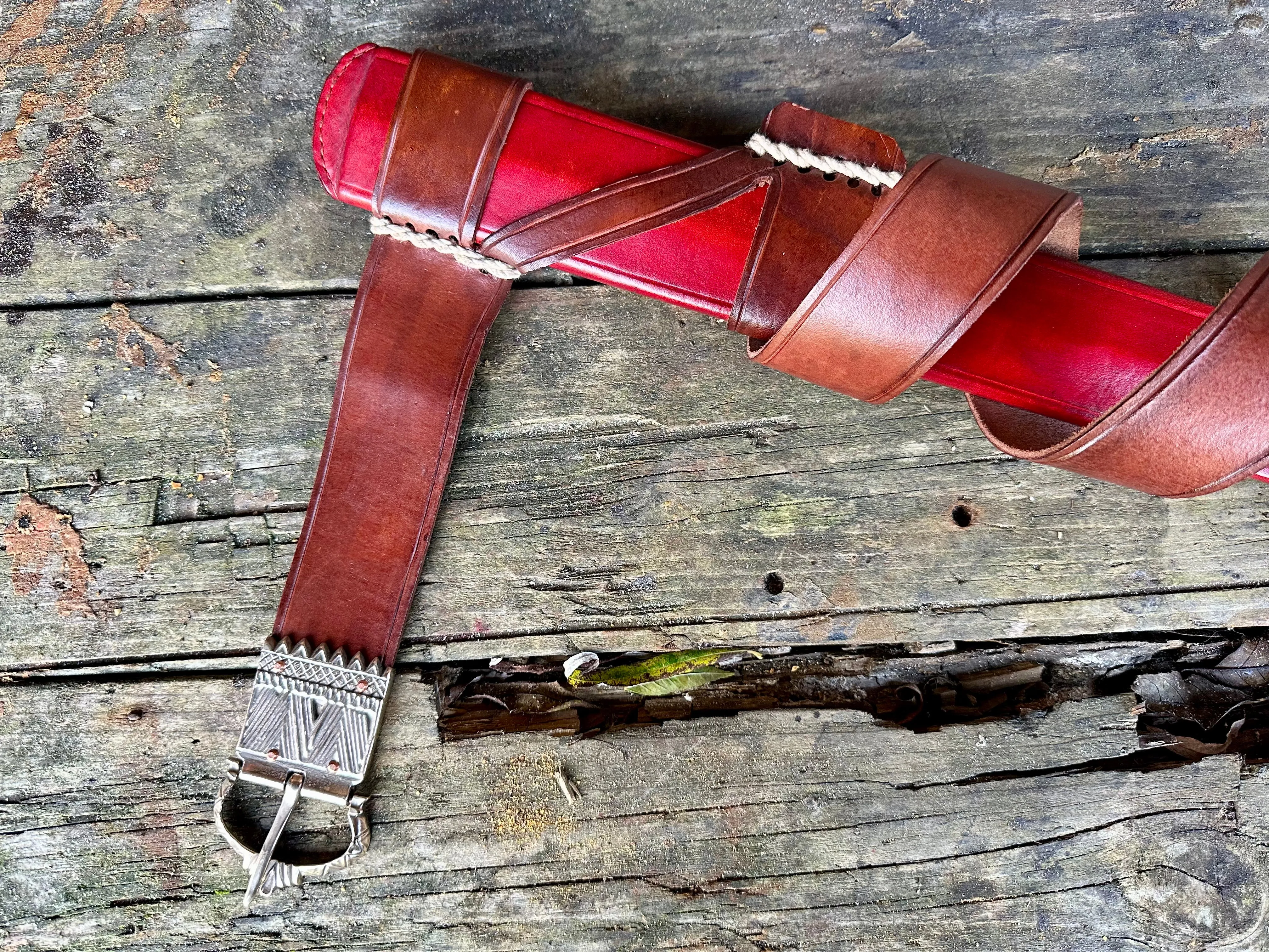 Medieval Sword scabbard to suit an Albion Templar - SOLD