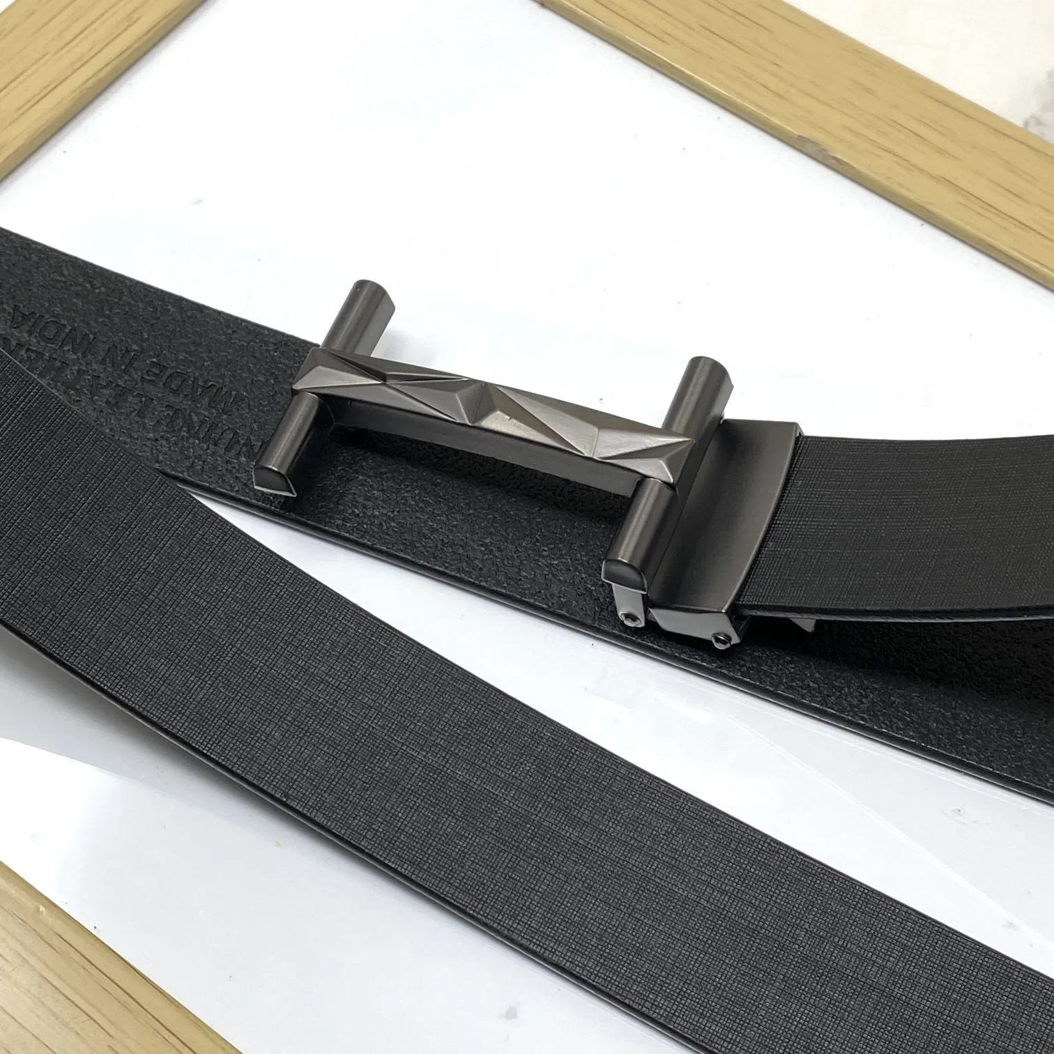 New Arrival H- Pattern Formal and Casual Leather Strap Belt-JonasParamount