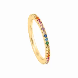 On Thin Ice | Rainbow Pinky Ring