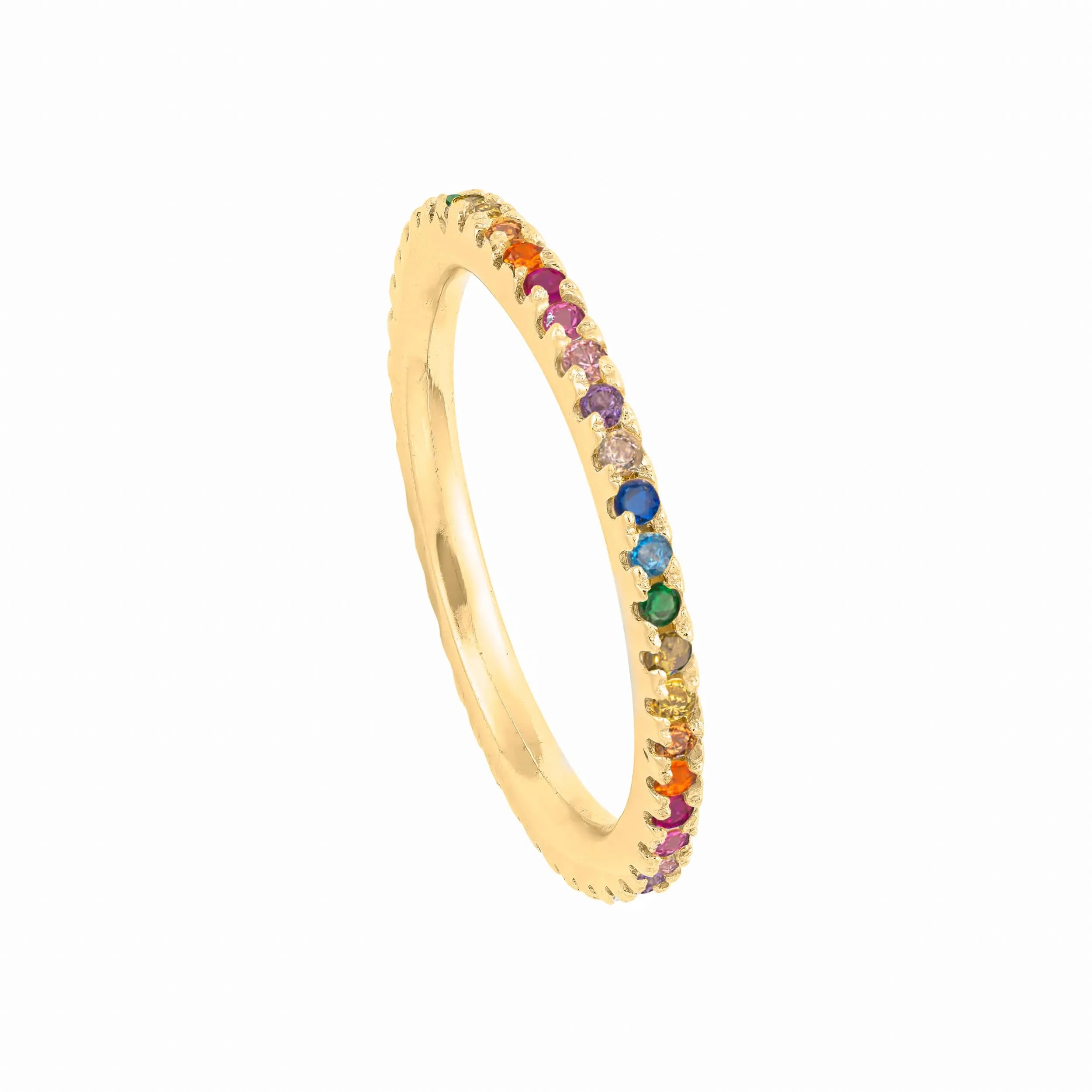 On Thin Ice | Rainbow Pinky Ring