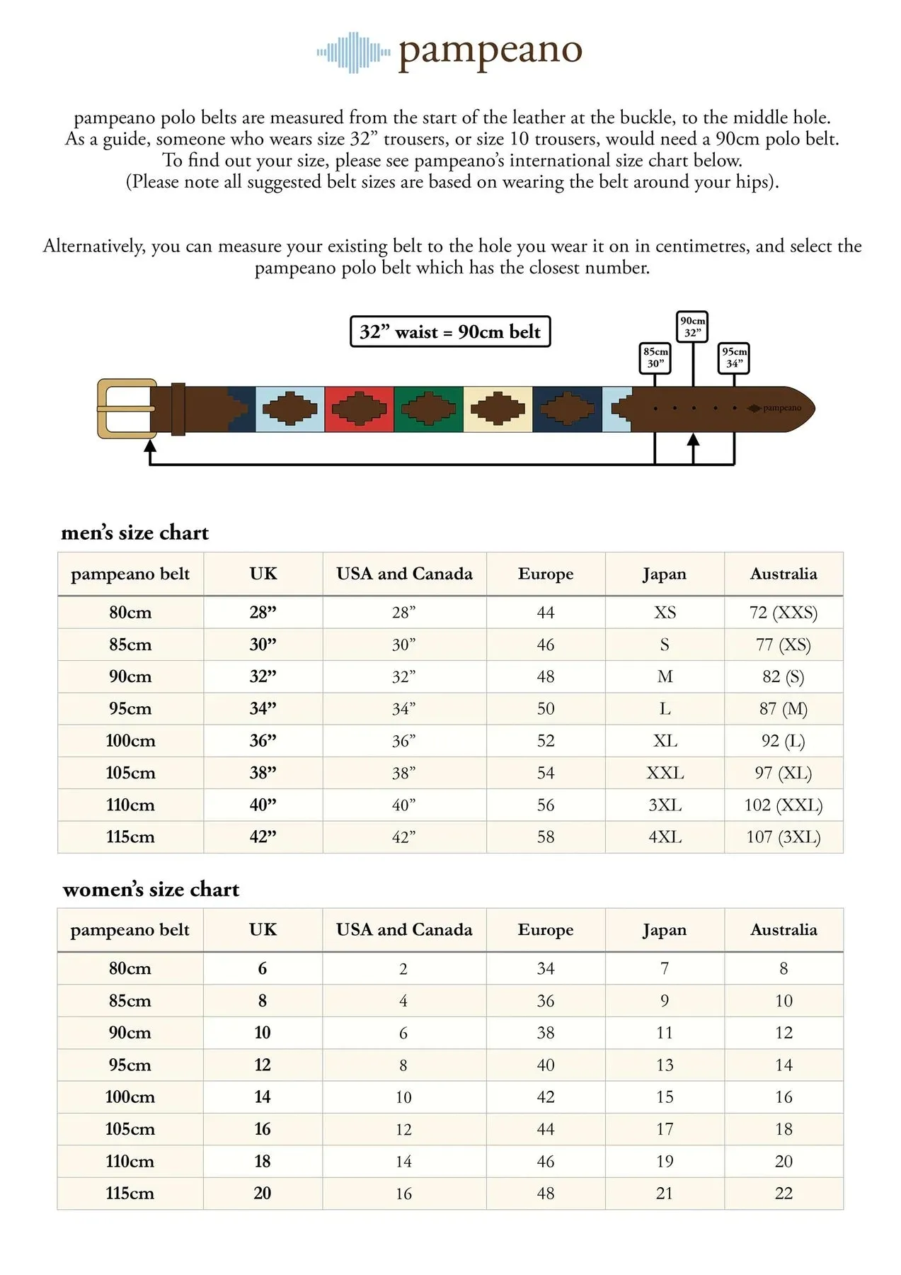 Pampeano Polo Belt - 'Azules'