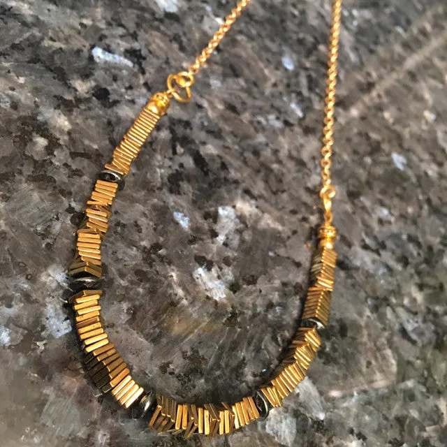 "Golden Ripple" Necklace