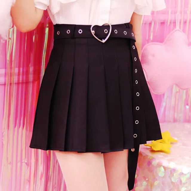 "HEART BELT" SKIRT