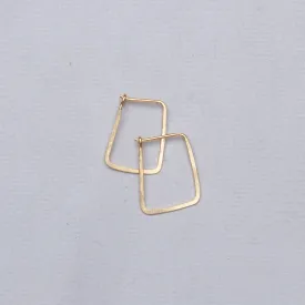 Rectangular Hoop Earrings