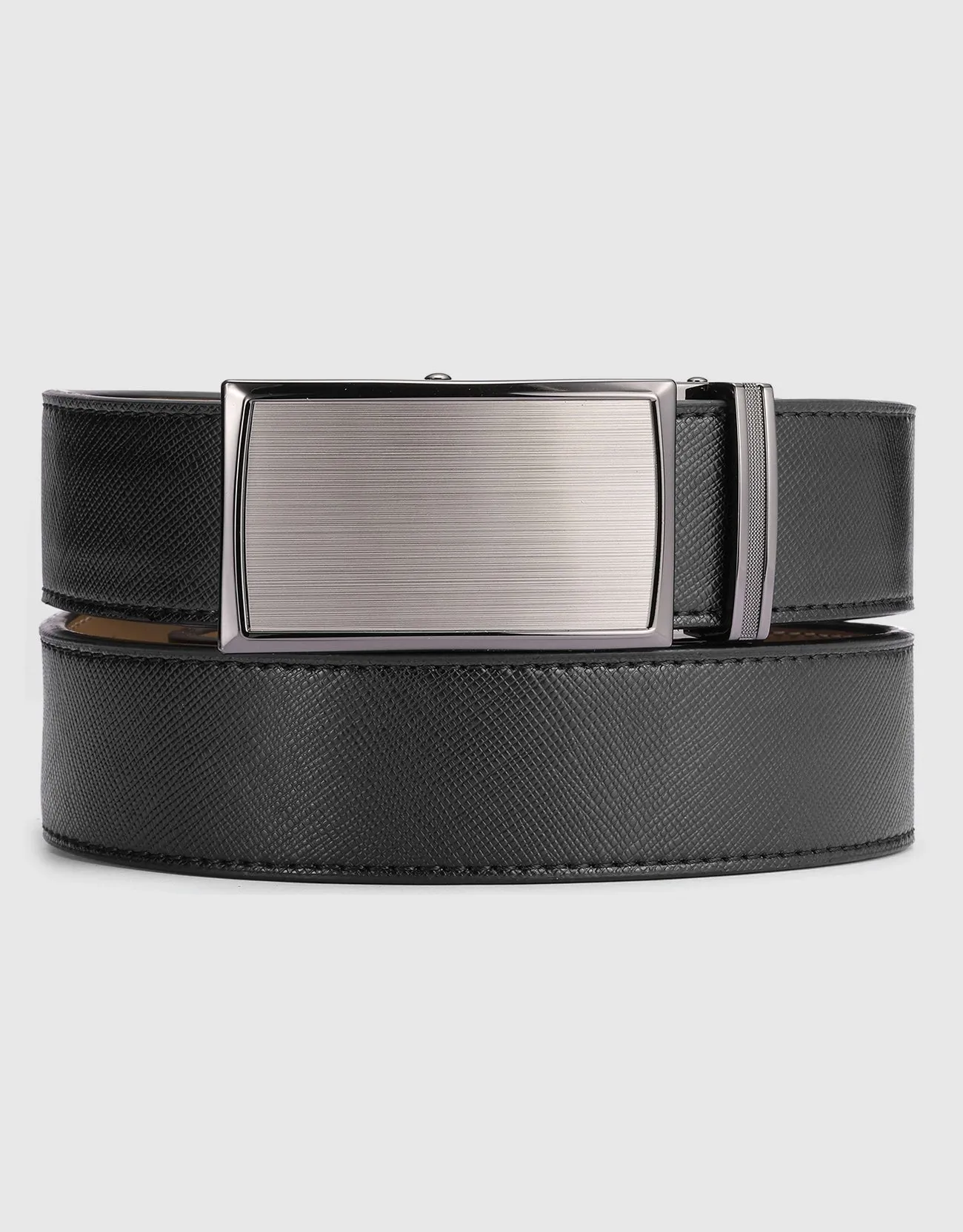 Rimmed Imprinted Ratchet Belt