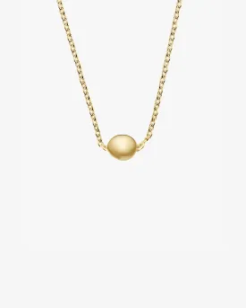 Stardust drop necklace polished gold