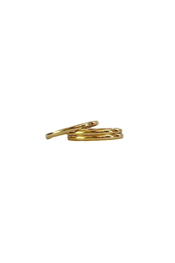 Thin Gold Band Stacking Ring