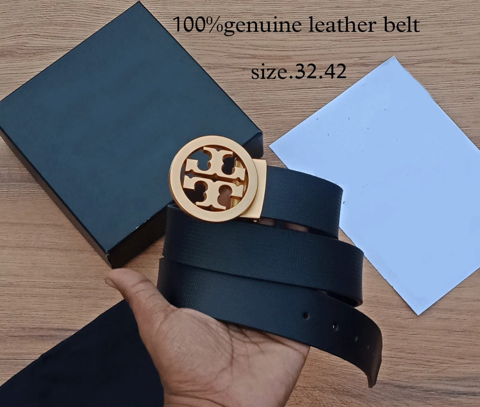 Vintage Design Round Pattern Leather Strap Belt For Men's-JonasParamount